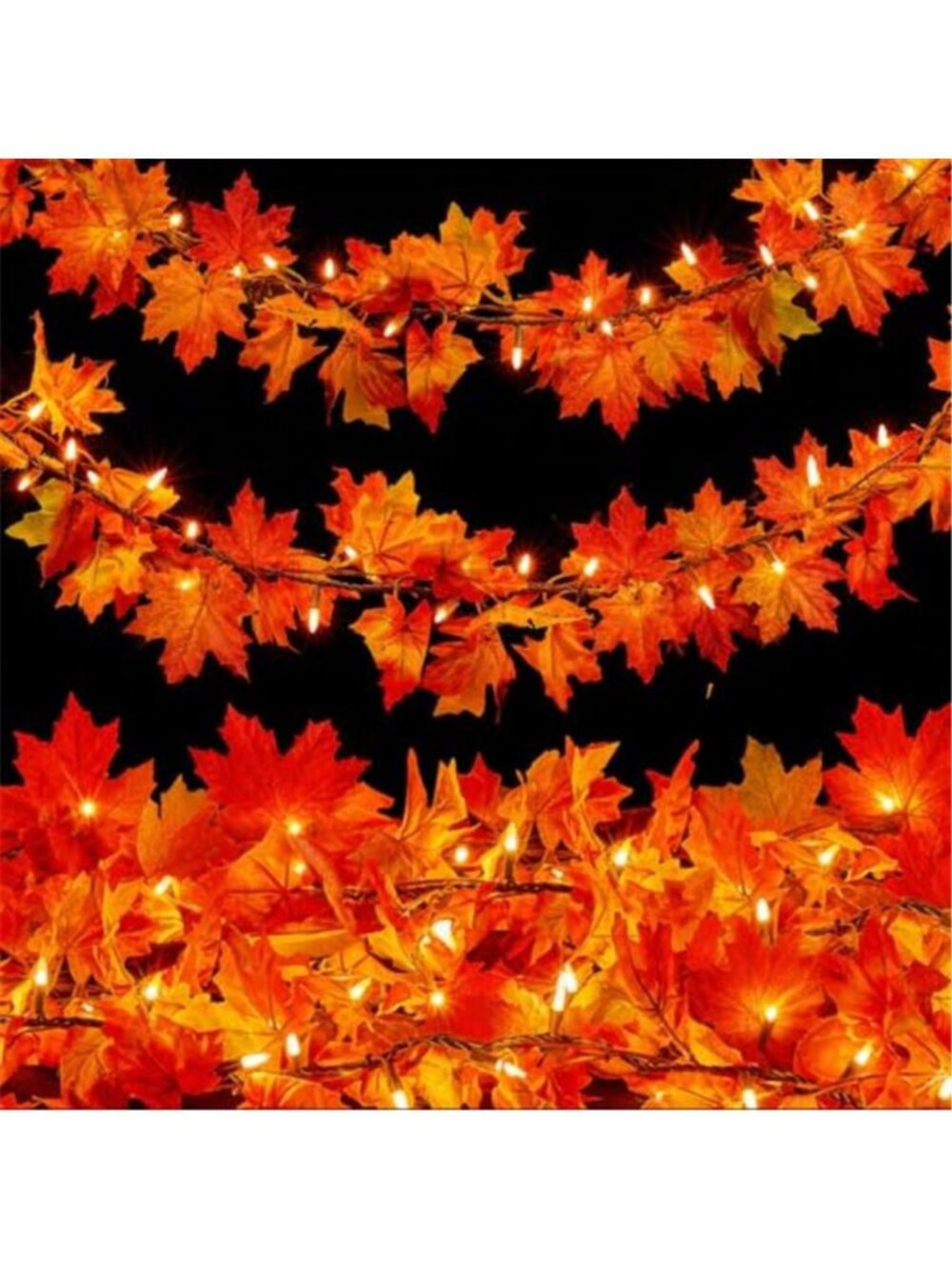 Fall Decor Fall Decorations for Home 9FT Plug in Fall Garland with